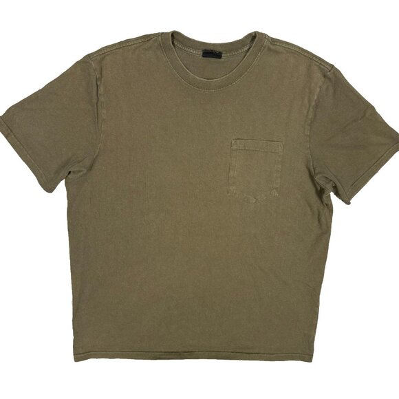 Vintage Filson T-Shirt Pocket Short Sleeve Made in USA Olive 100% Cotton XL - Picture 1 of 6